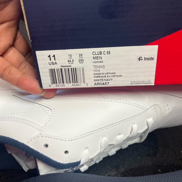 Sz 11 Reebok white classic Nwb! - Picture 7 of 8